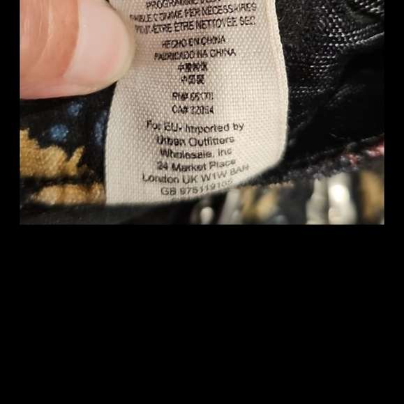 Free People Lennon Funktown Moto Zip Floral Skinnt Pants Sz 12 MSRP $189 - Picture 7 of 7